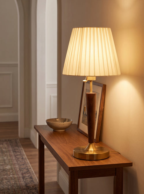Textil Tischlampe Alfred