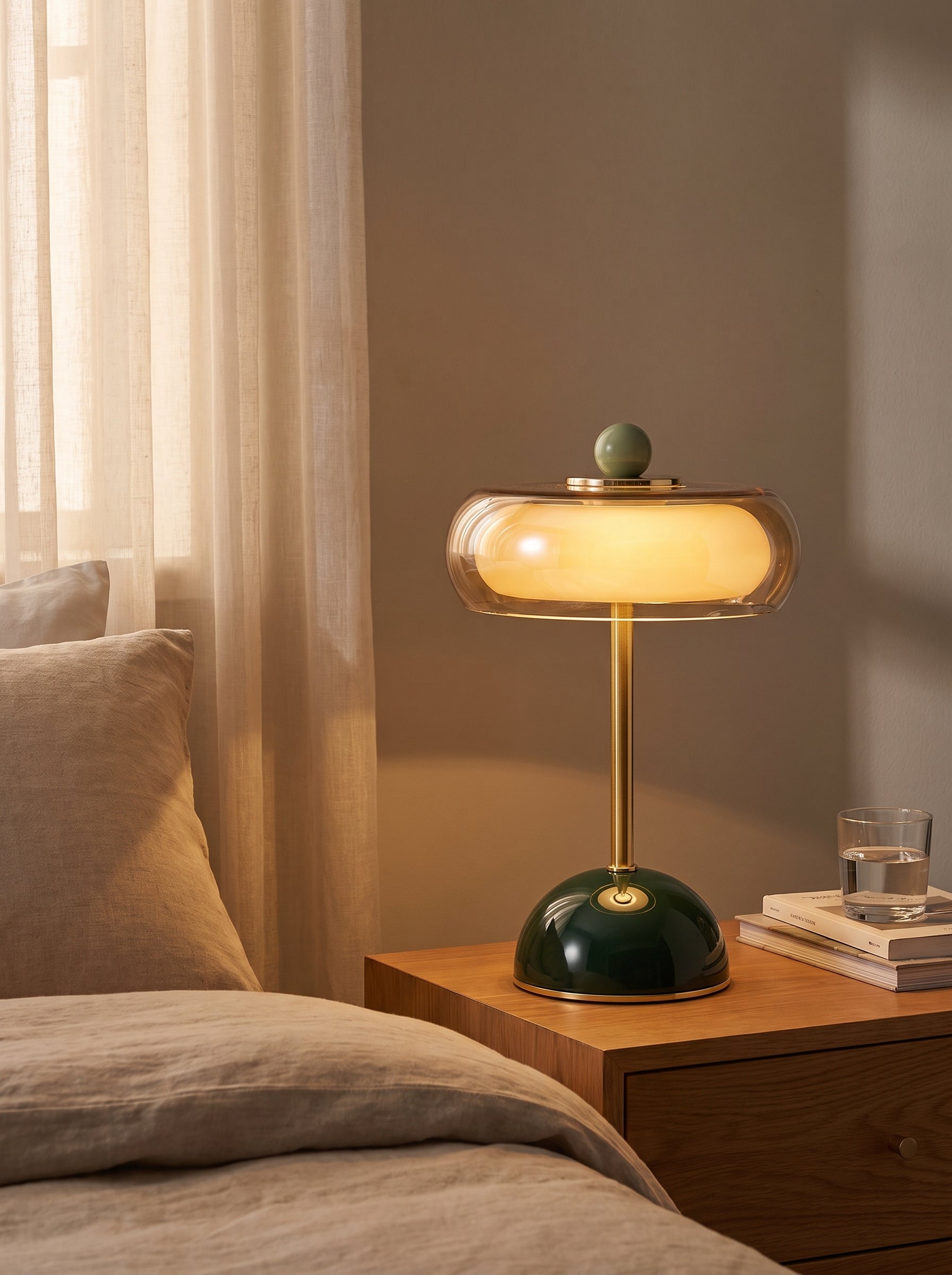 Glas Tischlampe Dorothy