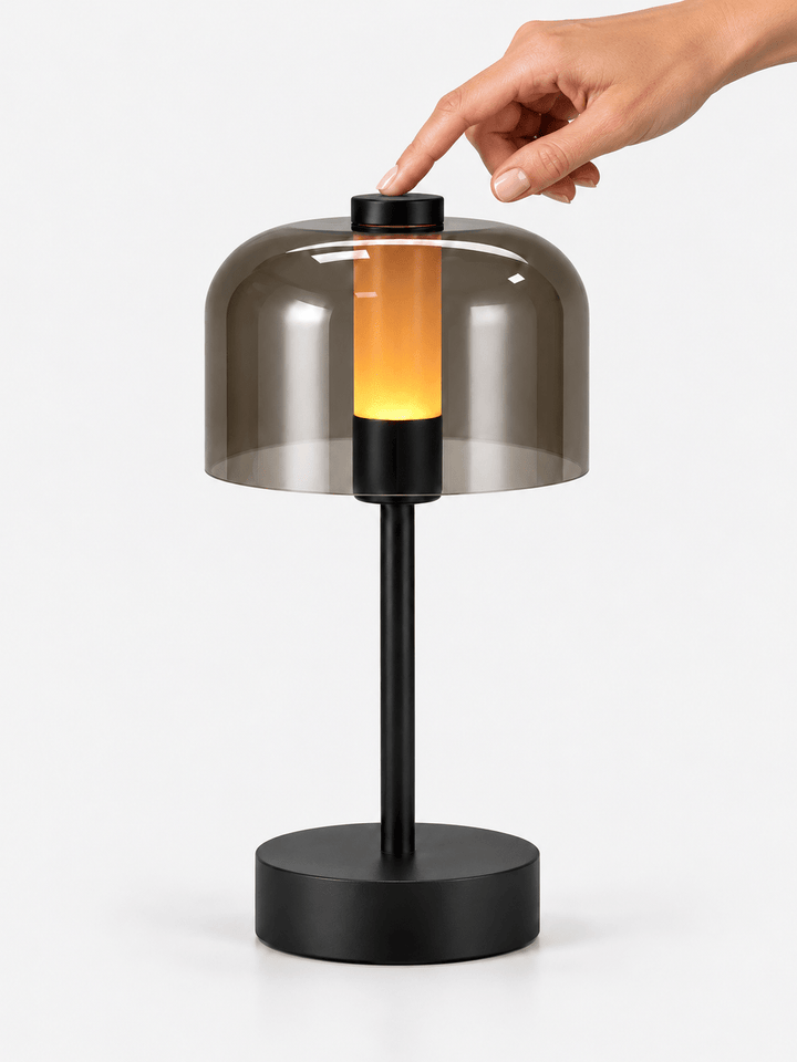Akku-Tischlampe mit Acrylschirm - Nell & Croft