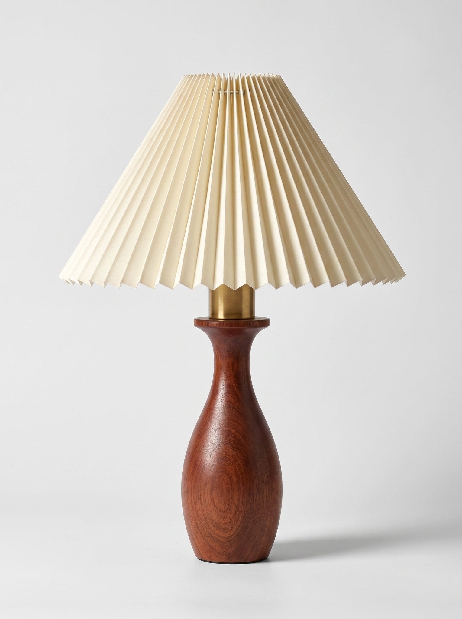 Breite Plissee-Tischlampe - Nell & Croft