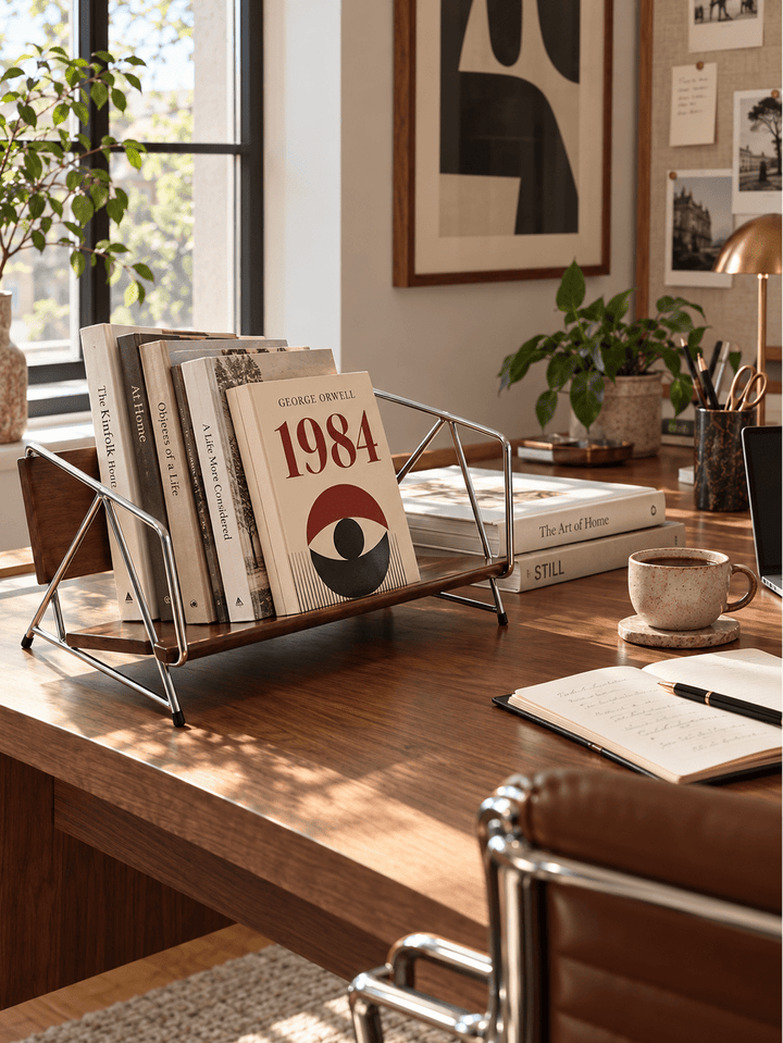 Bücherregal aus Holz & Eisen - Nell & Croft