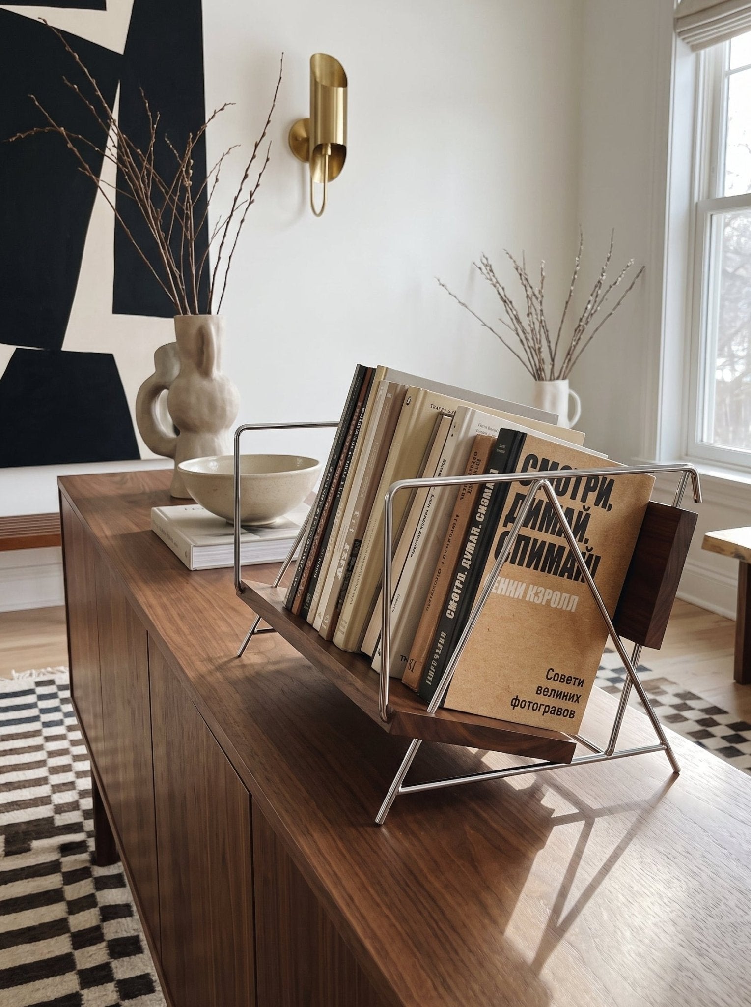 Bücherregal aus Holz & Eisen - Nell & Croft
