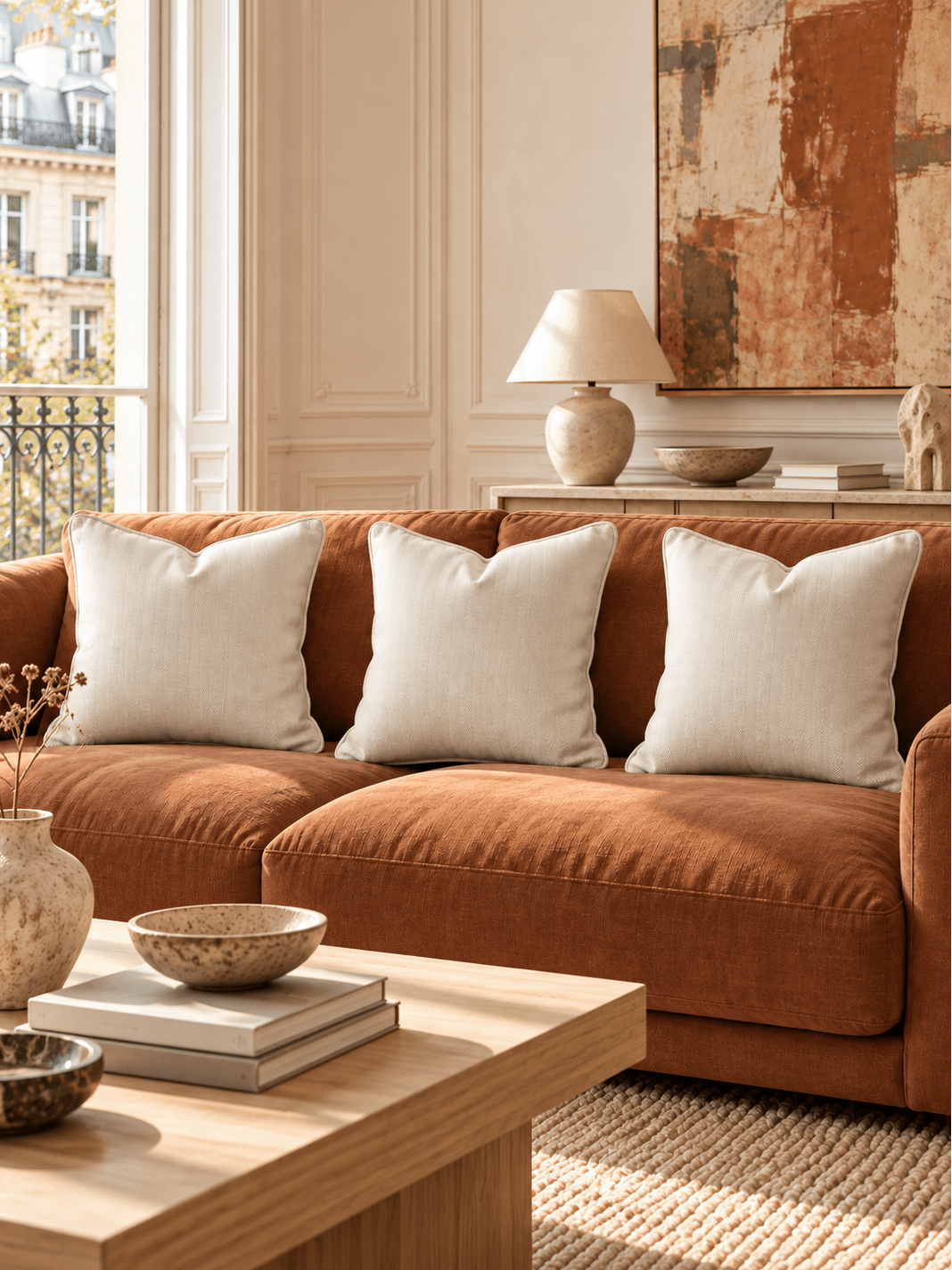 Chenille Kissen 3er-Pack - Nell & Croft