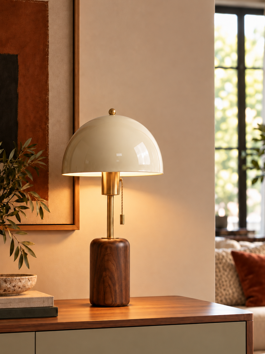 Holz Tischlampe - Nell & Croft