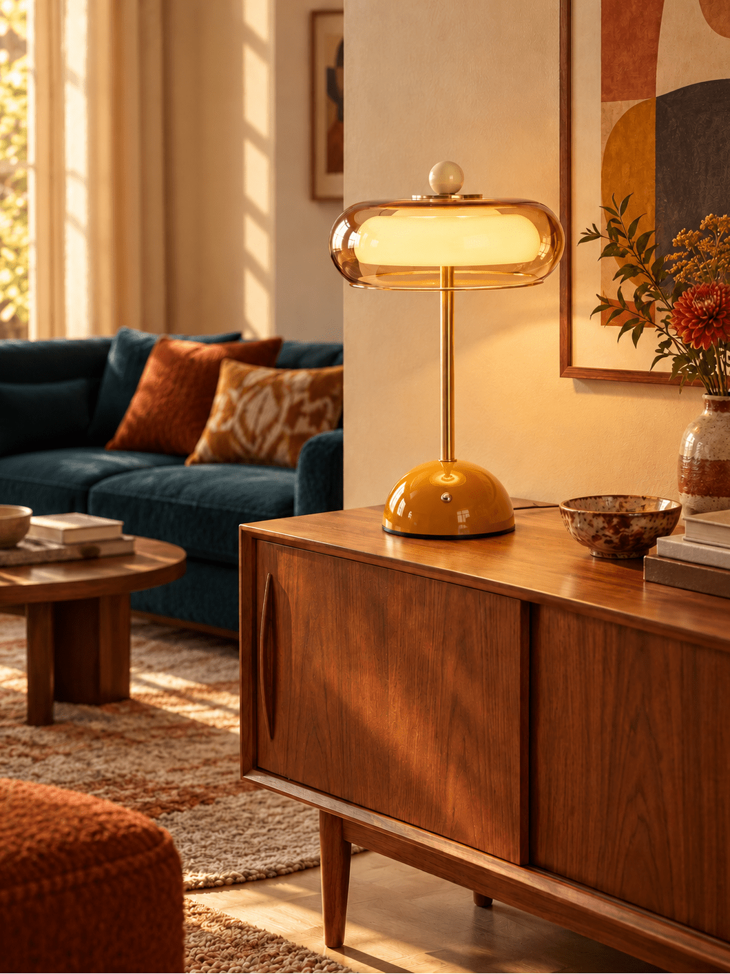 Glas Tischlampe - Nell & Croft