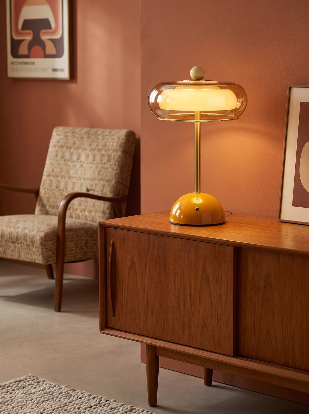 Glas Tischlampe - Nell & Croft