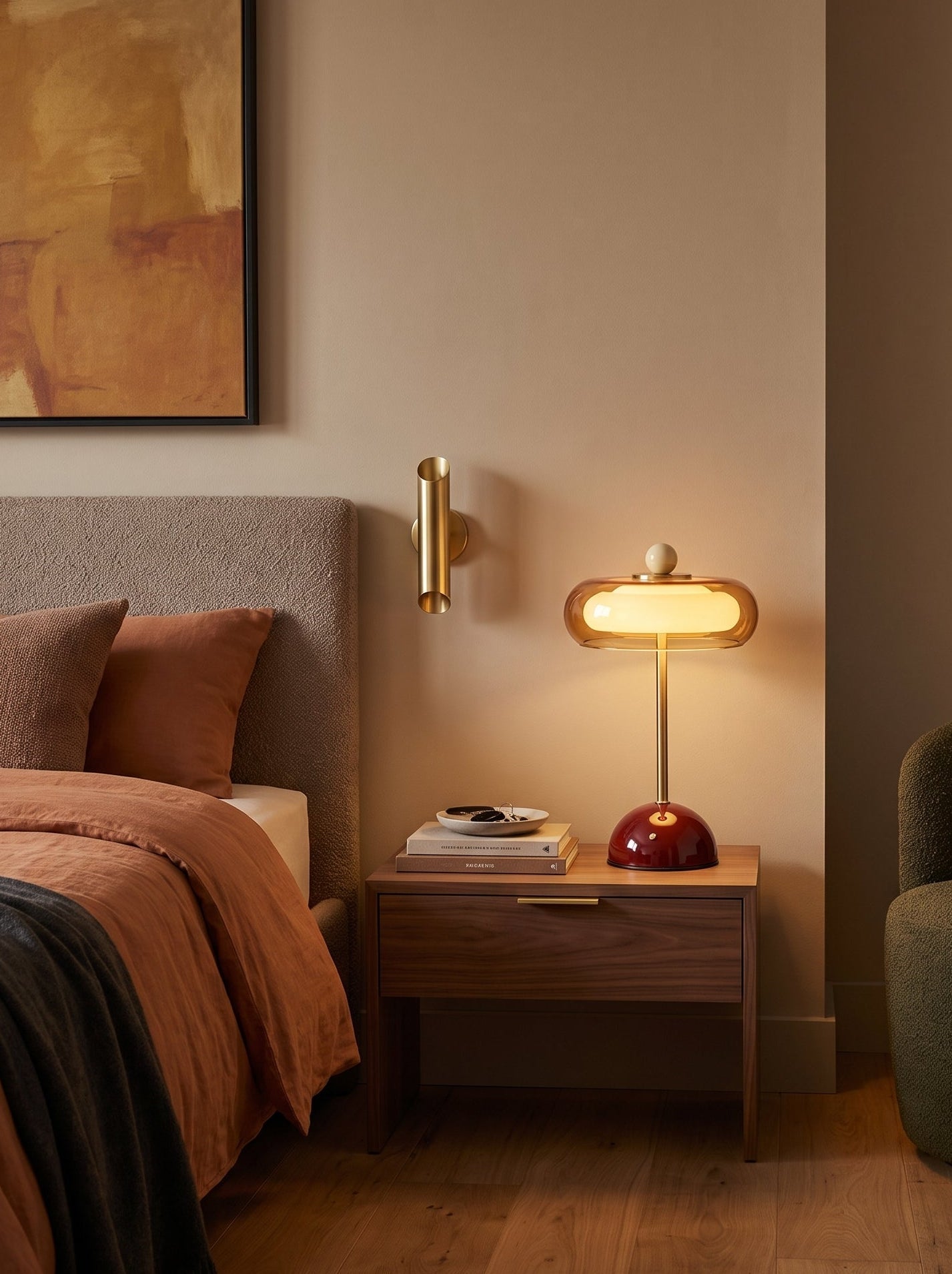 Glas Tischlampe - Nell & Croft