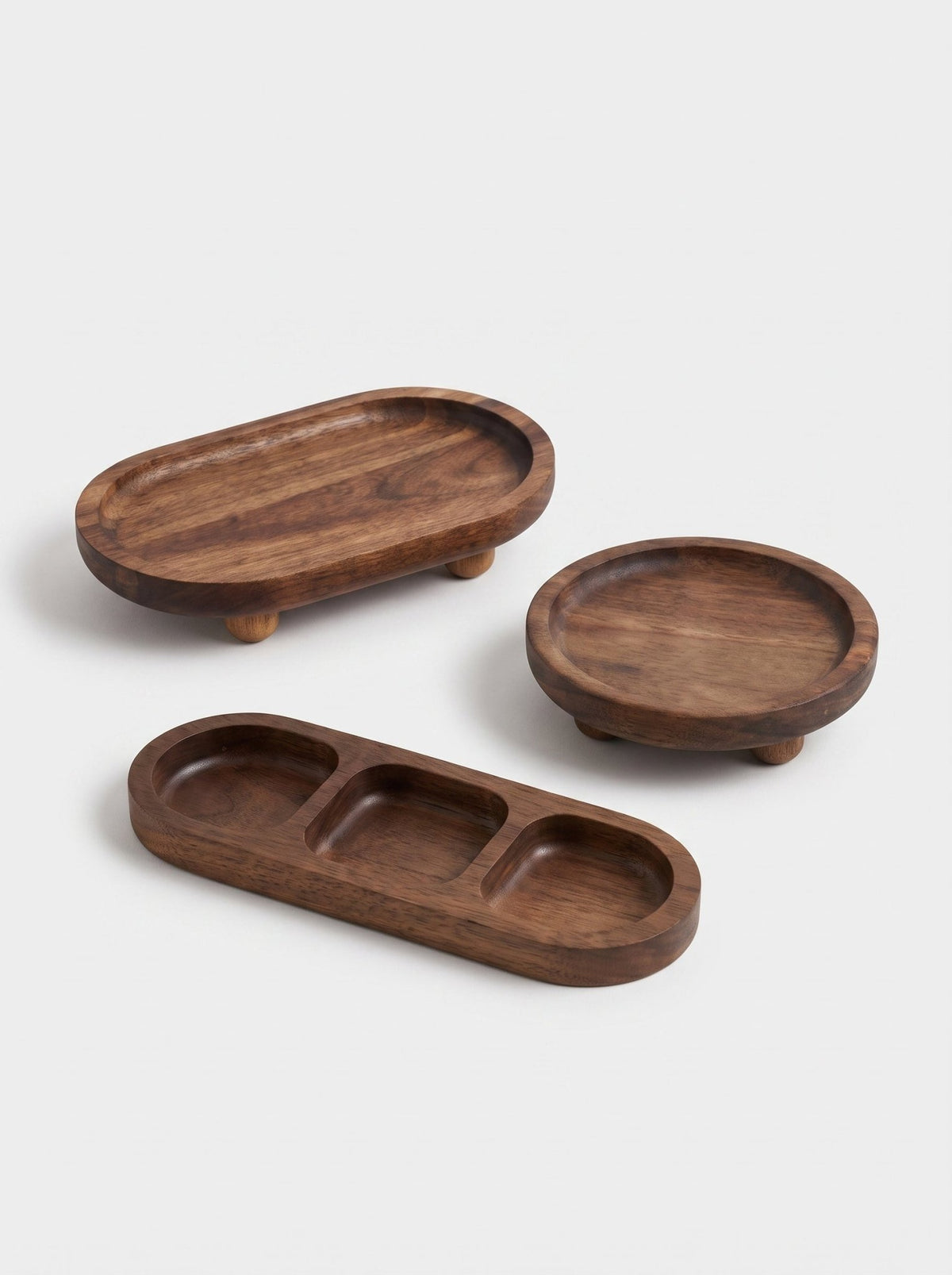 Holz-Schalen-Set 3-teilig - Nell & Croft
