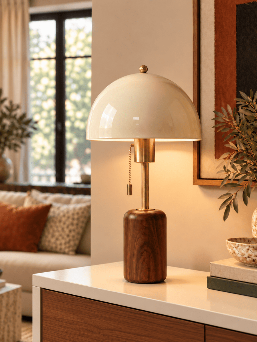 Holz Tischlampe - Nell & Croft
