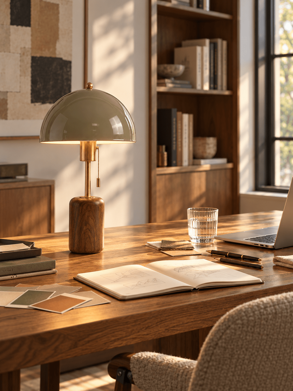 Holz Tischlampe - Nell & Croft