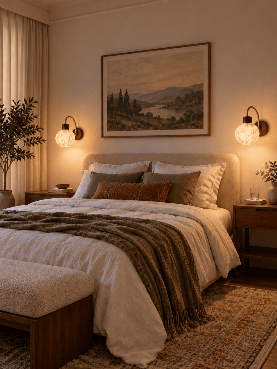 Marmor-Optik Wandleuchte - Nell & Croft