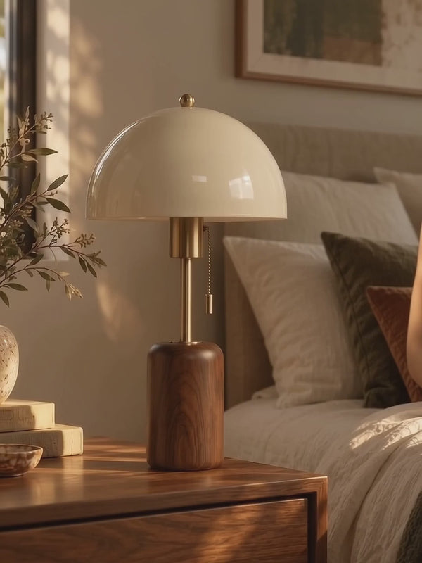 Holz Tischlampe - Nell & Croft