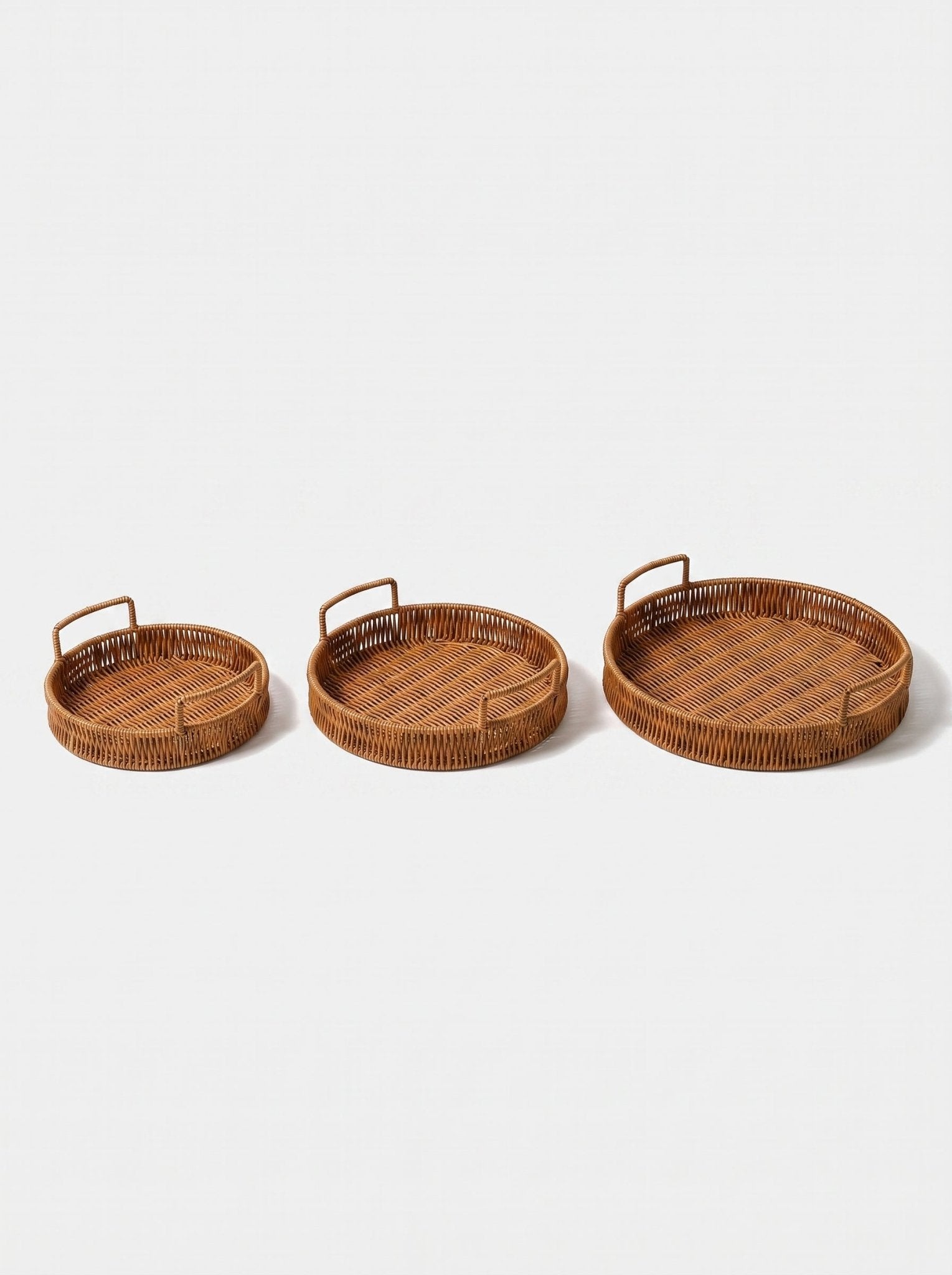 Rattan Tablett-Set - Nell & Croft