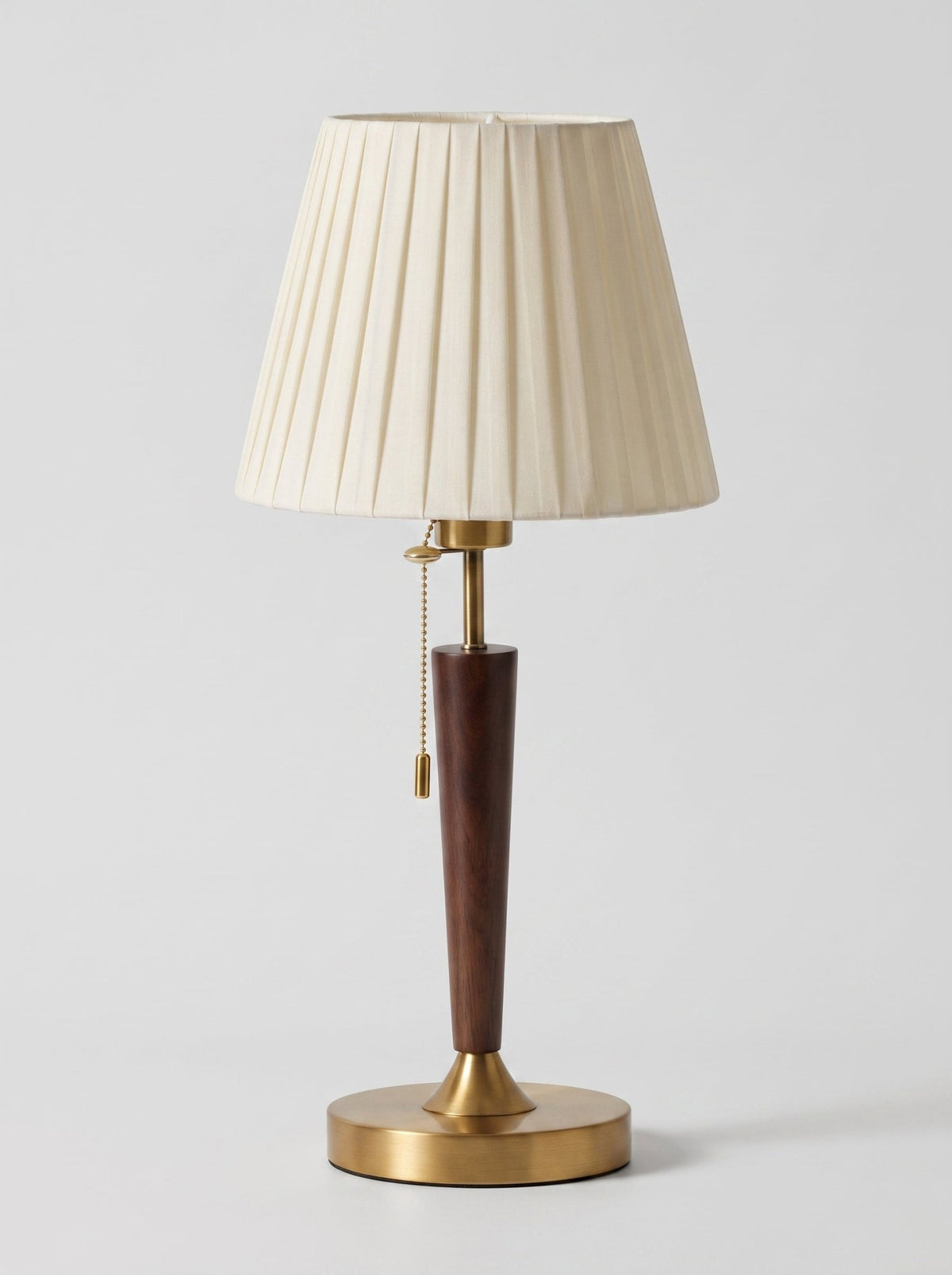 Schmale Plissee-Tischlampe - Nell & Croft