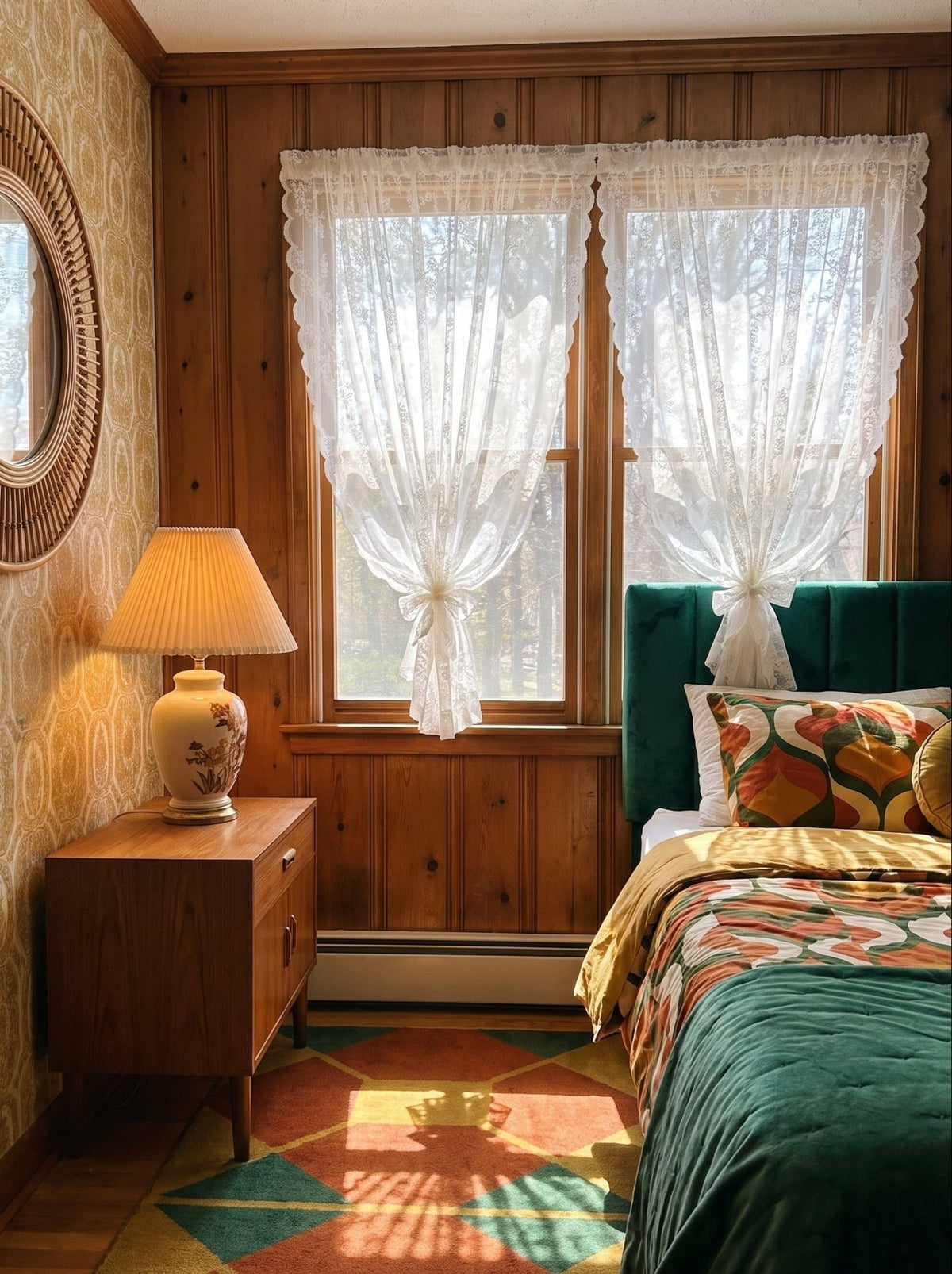 Spitzengardine im Landhausstil - Nell & Croft