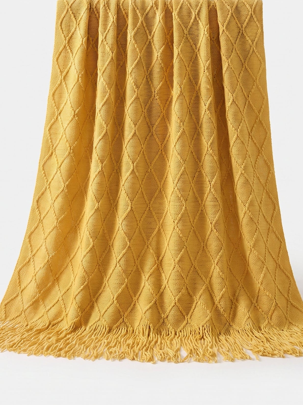 Strickdecke mit Rautenmuster - Nell & Croft