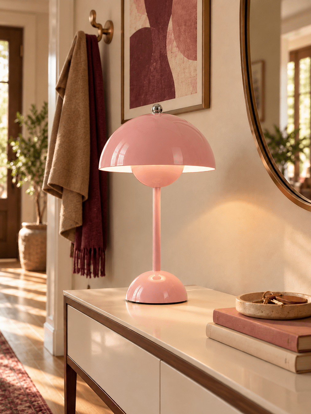 Touch-Tischlampe mit Blütenform - Nell & Croft