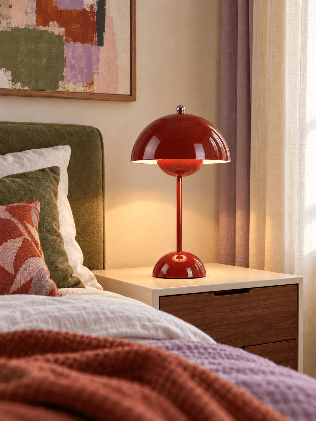 Touch-Tischlampe mit Blütenform - Nell & Croft